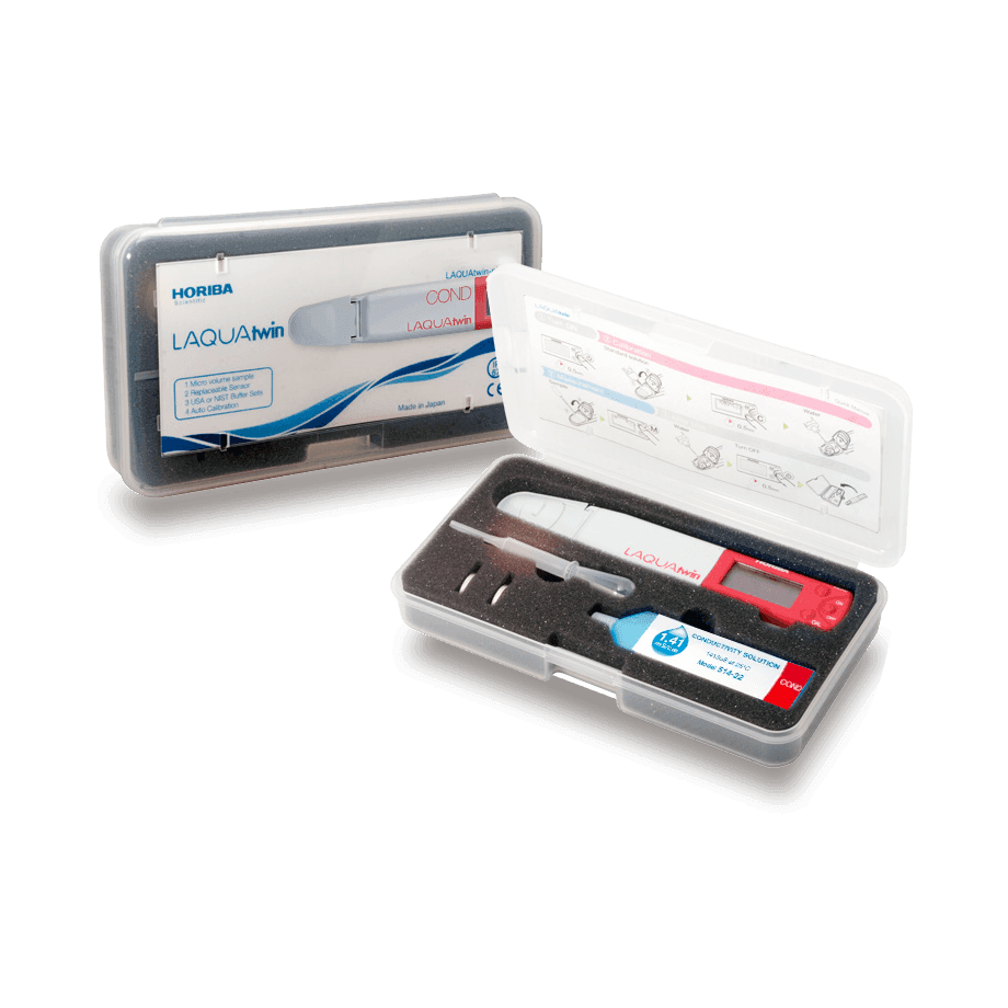 MEDIDOR DE CONDUCTIVIDAD DE BOLSILLO HORIBA EC LAQUATWIN - Mercalab
