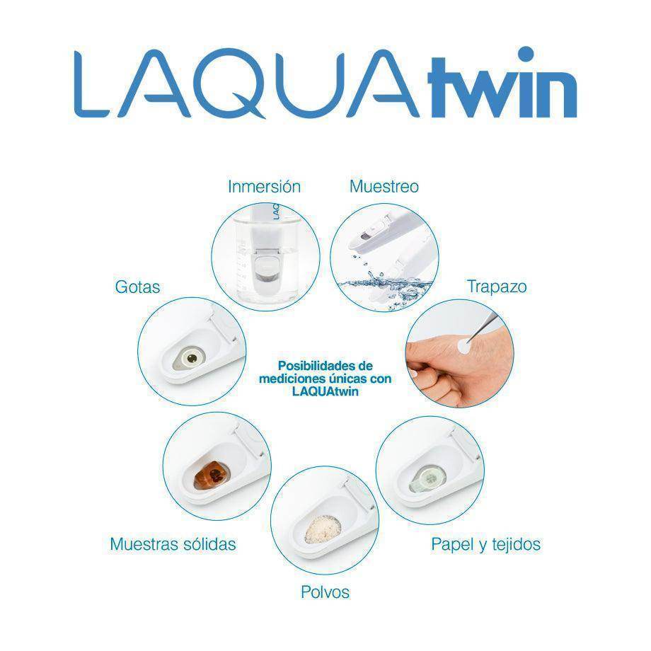 MEDIDOR DE PH DE BOLSILLO HORIBA pH LAQUATWIN - Mercalab