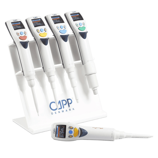 MICROPIPETA ELECTRÓNICA DIGITAL DE VOLUMEN VARIABLE CAPP MAESTRO PROGRAMABLE - Mercalab