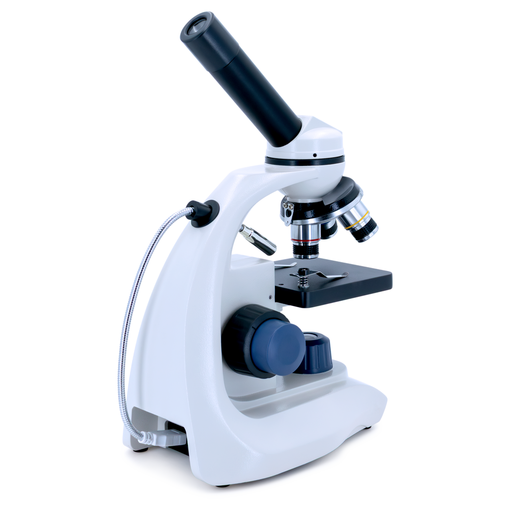MICROSCOPIO MONOCULAR NOVEL AS-1 ACROMÁTICO CON RANGO DE AUMENTO 40X A 400X