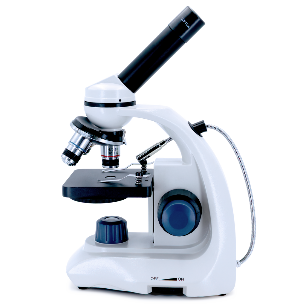 MICROSCOPIO MONOCULAR NOVEL AS-1 ACROMÁTICO CON RANGO DE AUMENTO 40X A 400X