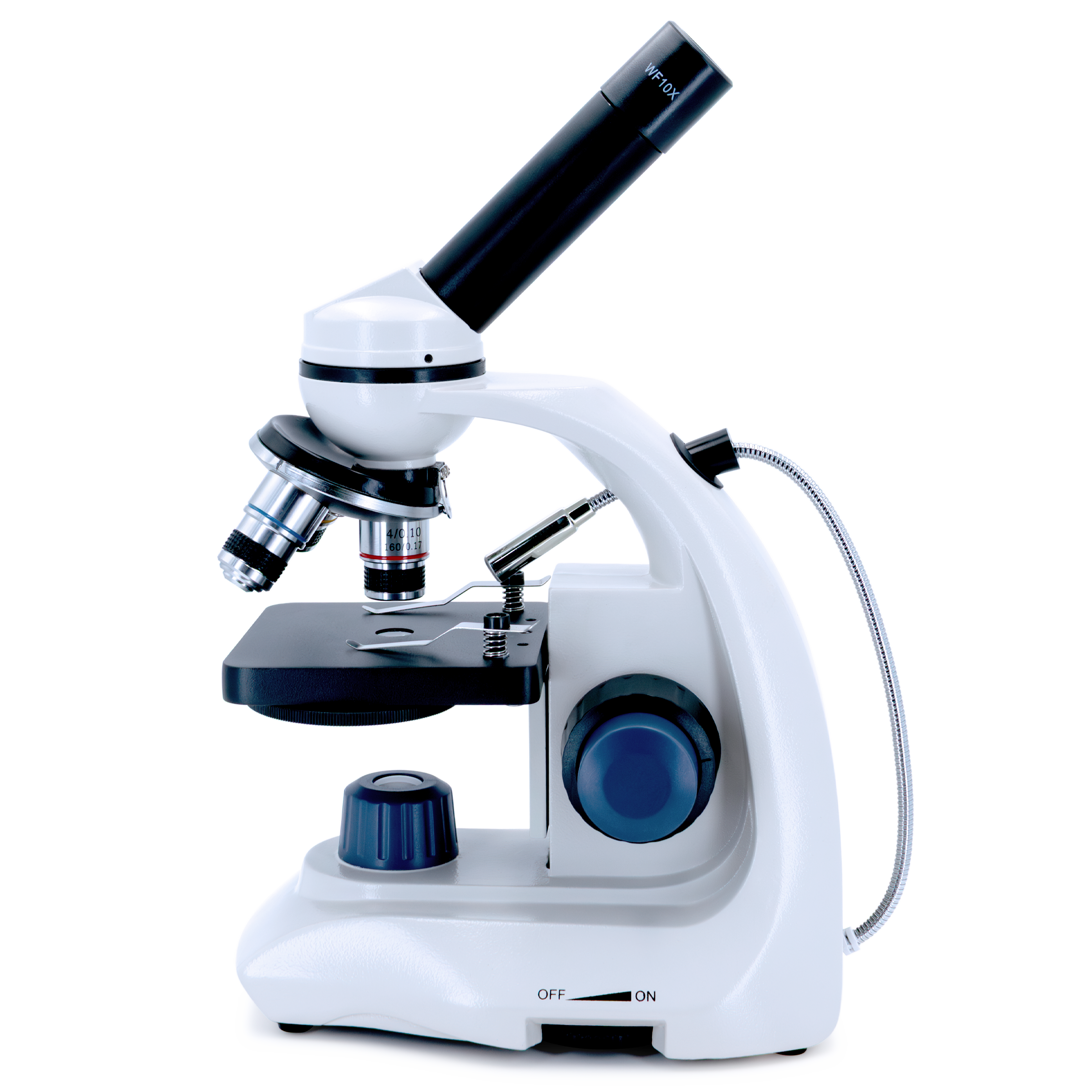 MICROSCOPIO MONOCULAR NOVEL AS-1 ACROMÁTICO CON RANGO DE AUMENTO 40X A 400X