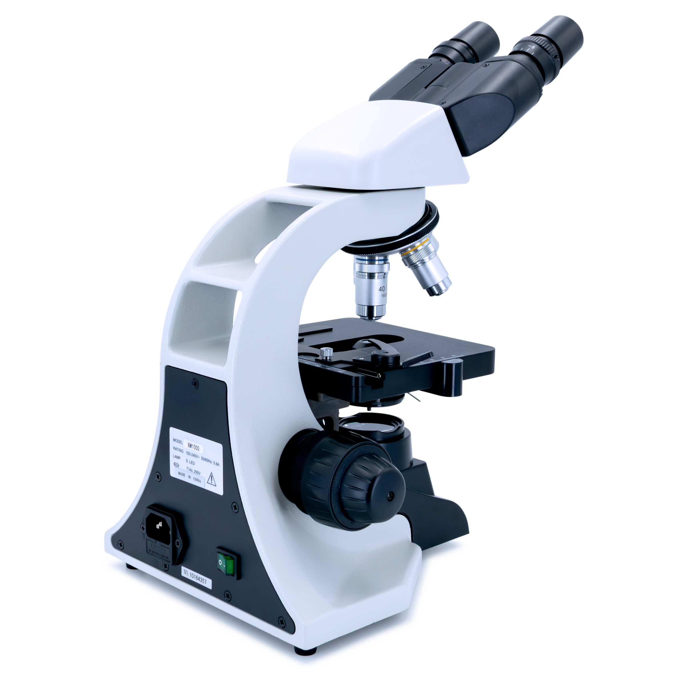 MICROSCOPIO BINOCULAR NOVEL BM1000 ACROMÁTICO CON RANGO DE AUMENTO 40X A 1,000 X
