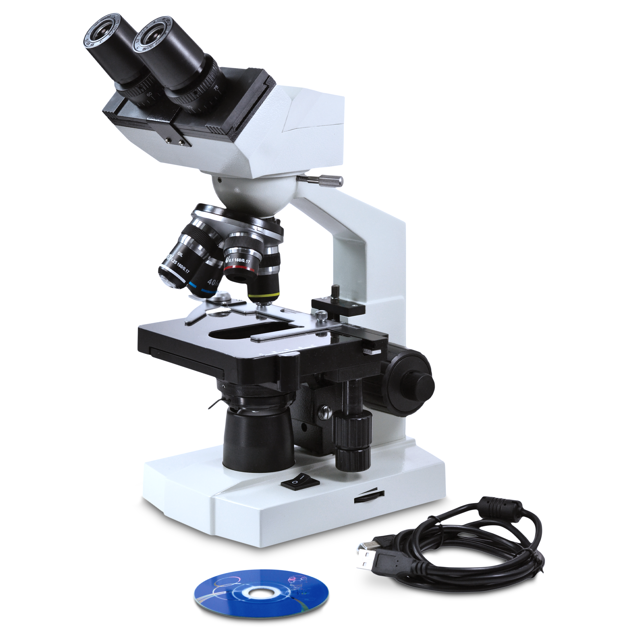 MICROSCOPIO BINOCULAR DIGITAL NOVEL DN-10B ACROMÁTICO CON RANGO DE AUMENTO 40X A 1,000X INCLUYE SOFTWARE PARA TRANSFERENCIA DE IMAGEN