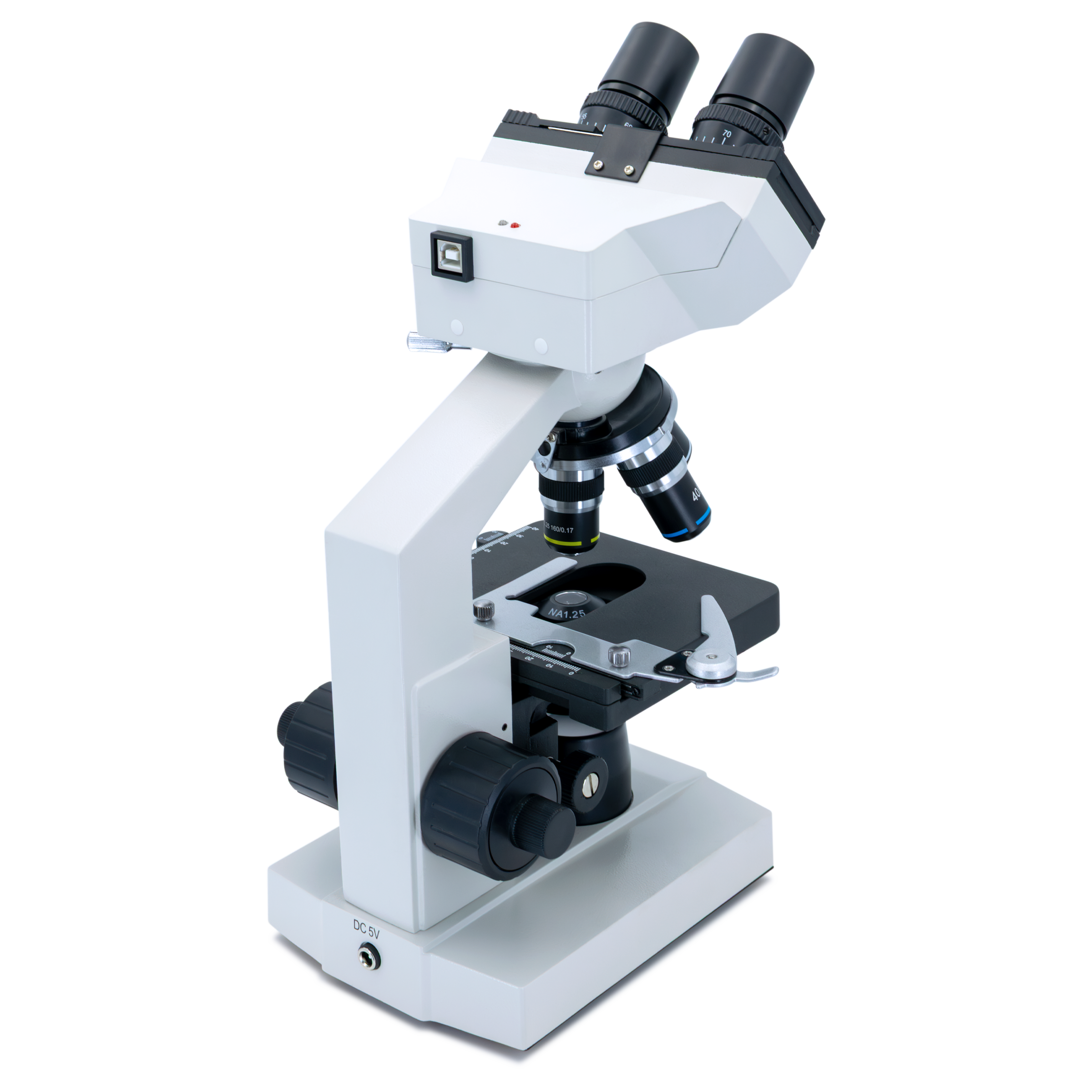 MICROSCOPIO BINOCULAR DIGITAL NOVEL DN-10B ACROMÁTICO CON RANGO DE AUMENTO 40X A 1,000X INCLUYE SOFTWARE PARA TRANSFERENCIA DE IMAGEN