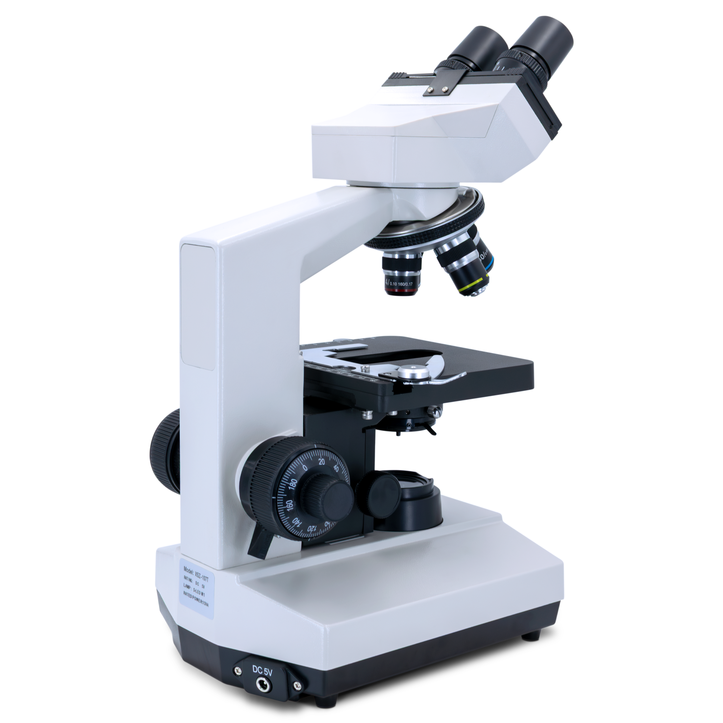 MICROSCOPIO BINOCULAR NOVEL XSZ-107T ACROMÁTICO CON RANGO DE AUMENTO 40X A 1,000X
