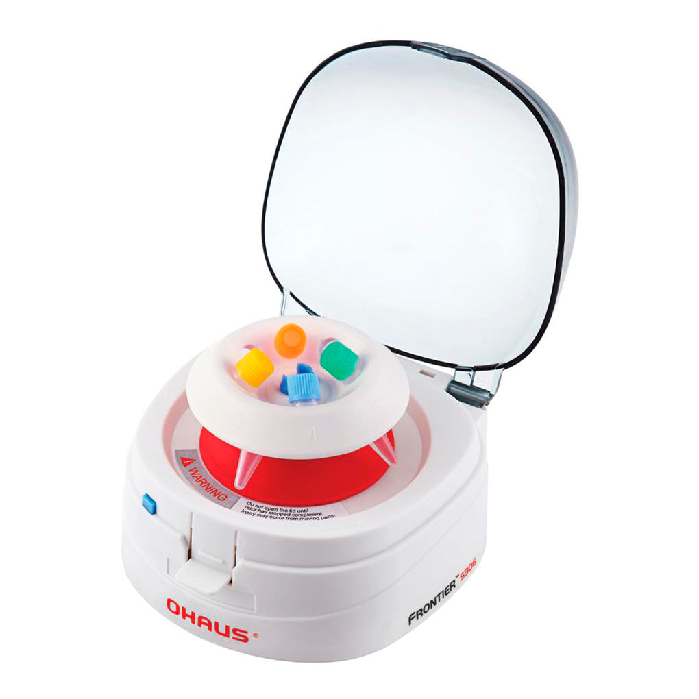 MINI CENTRÍFUGA PARA MICROTUBOS Y TIRAS PCR (2 ROTORES) FRONTIER FC5306 OHAUS 30134157