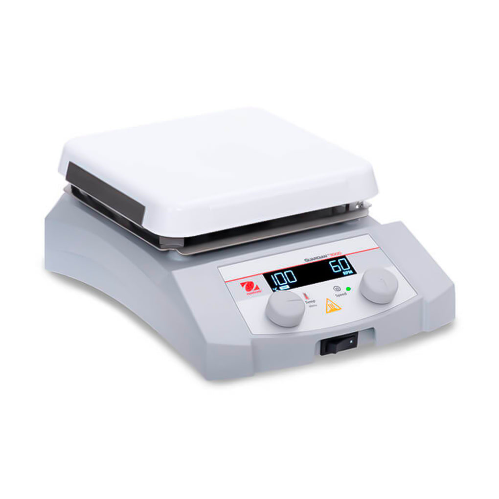 PARRILLA DE AGITACIÓN MAGNÉTICA DIGITAL PARA 15 L CON PLACA CERÁMICA GUARDIAN 3000 E-G31HS07C OHAUS