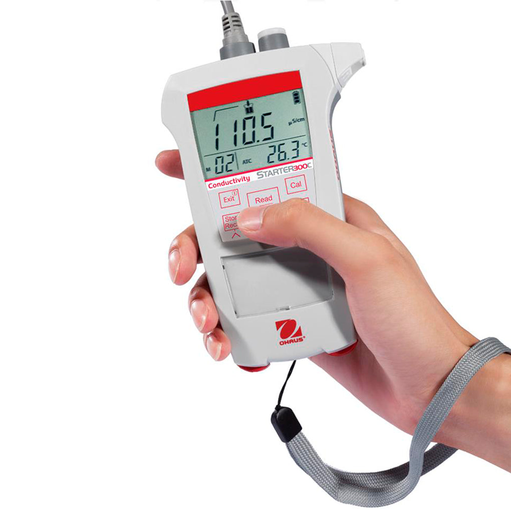 KIT DE CONDUCTÍMETRO PORTÁTIL (EC,TDS Y TEMPERATURA) STARTER ST300C OHAUS 83033964