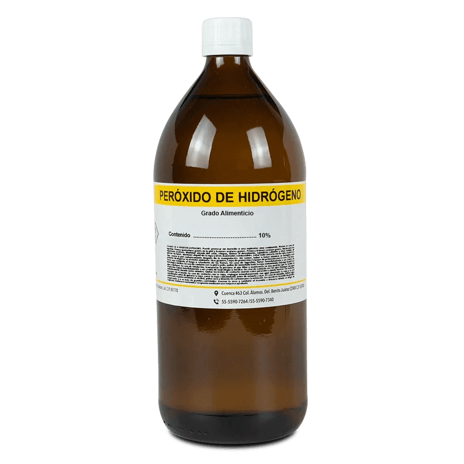 PERÓXIDO DE HIDRÓGENO 2% GRADO ALIMENTICIO 1 L GOLDEN BELL 31519-1000 CAS 31519-1000 - Mercalab