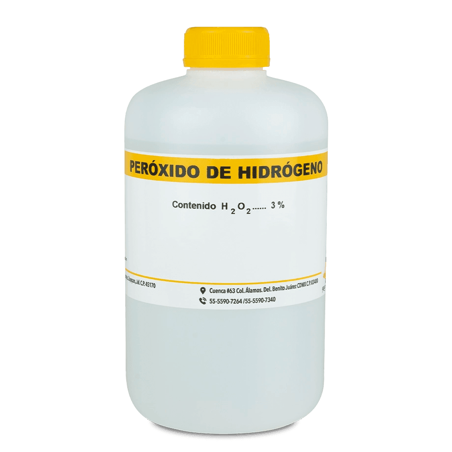 PERÓXIDO DE HIDRÓGENO 3% GRADO ALIMENTICIO 900 ML GOLDEN BELL 31520-900 CAS 31519-1000 - Mercalab
