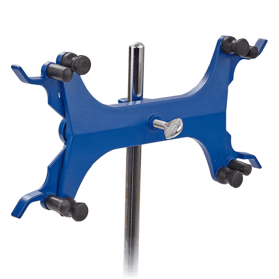 PINZA PARA BURETA FISHER (MARIPOSA) DOBLE GLASSCO 394.303.02 DE ALUMINIO PARA SOPORTES Y VARILLAS - Mercalab