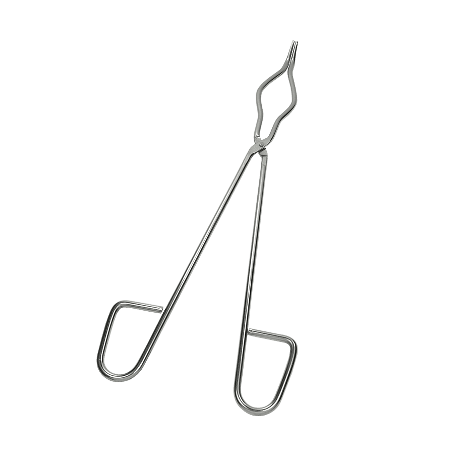 PINZA DE ACERO INOXIDABLE PARA CRISOL GLASSCO 355.303 - Mercalab