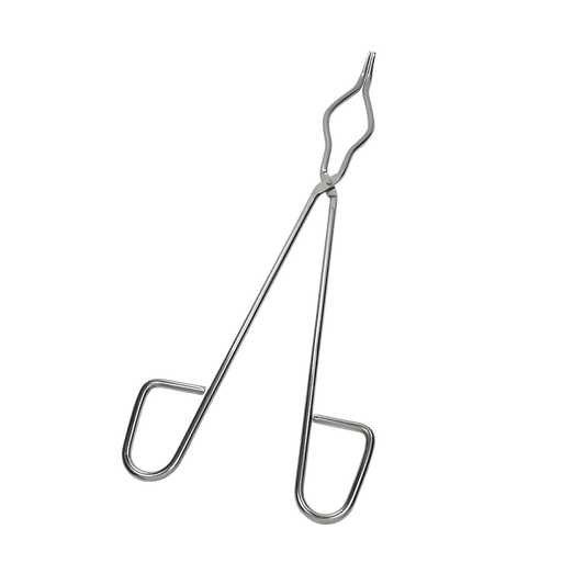 PINZA DE ACERO INOXIDABLE PARA CRISOL GLASSCO 355.303 - Mercalab