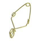 PINZA PARA TUBO DE ENSAYO UNITED SCIENTIFIC DE ACERO CON ACABADO DE LATÓN LARGO 12 CM - Mercalab