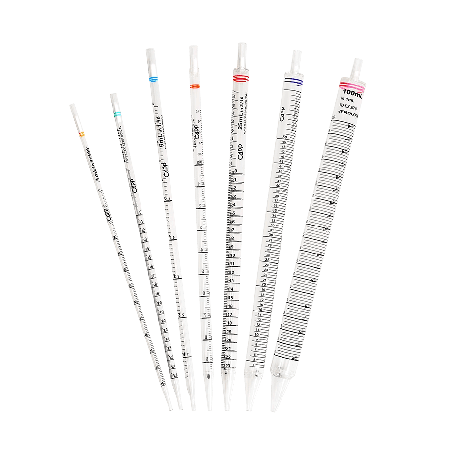 PIPETAS GRADUADAS DESECHABLES CAPP HARMONY ESTÉRILES DE POLIESTIRENO, NO HEMOLÍTICAS - Mercalab