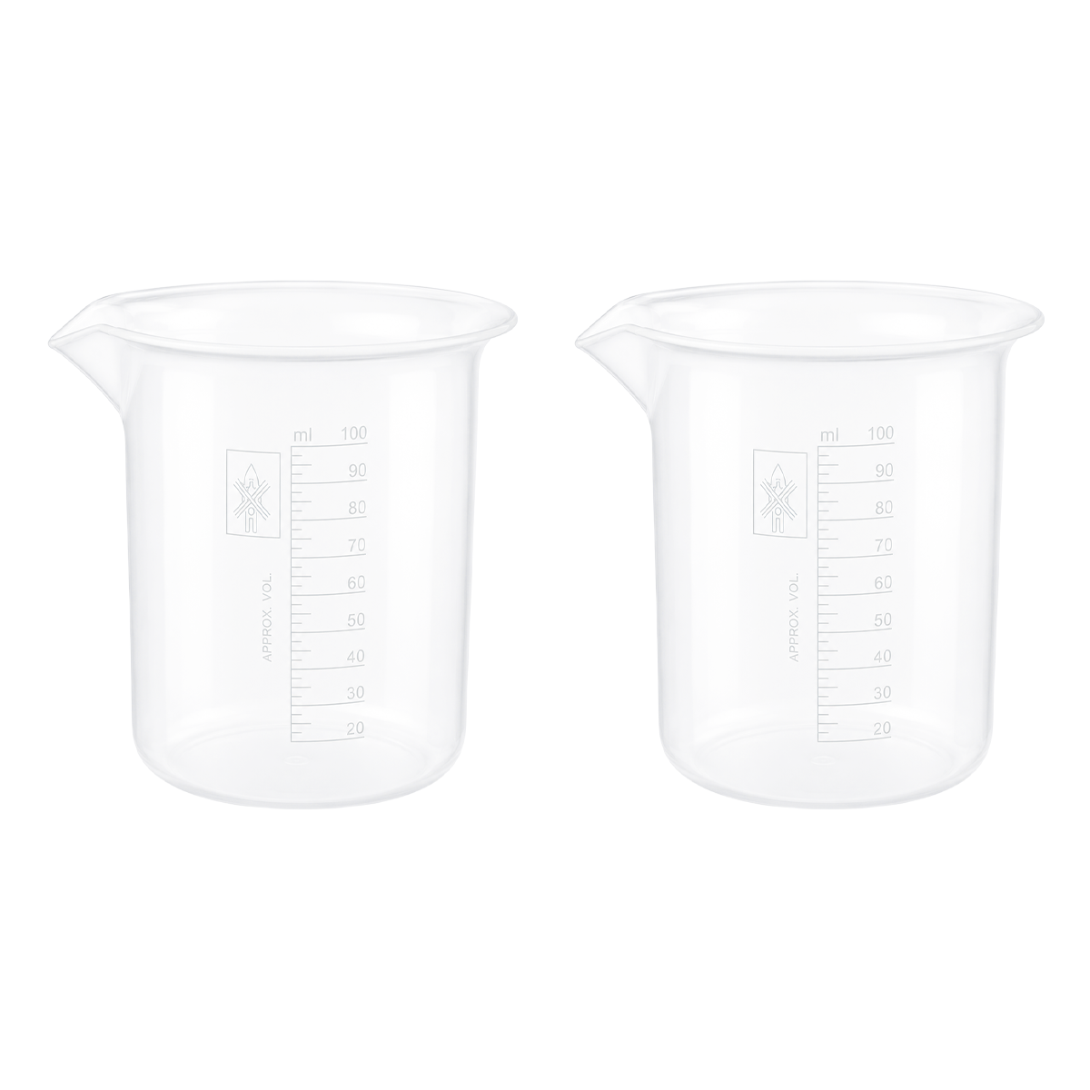 Vaso de Precipitado de Plástico Polipropileno Autoclavable | Pack 2 Piezas | Polylab