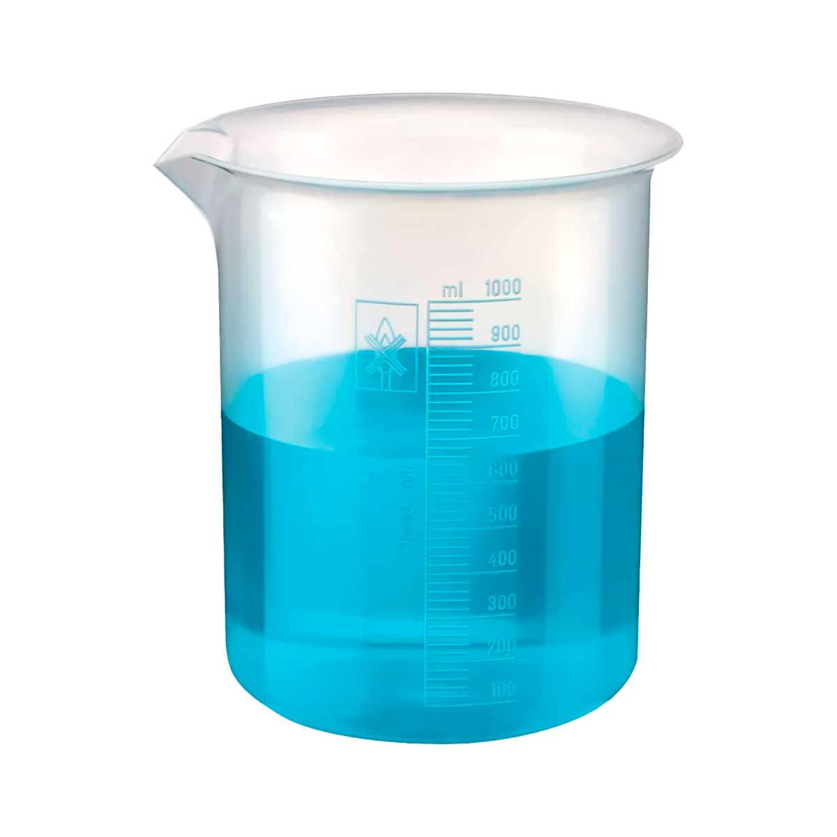 VASO DE PRECIPITADO DE PLÁSTICO POLIPROPILENO AUTOCLAVABLE POLYLAB