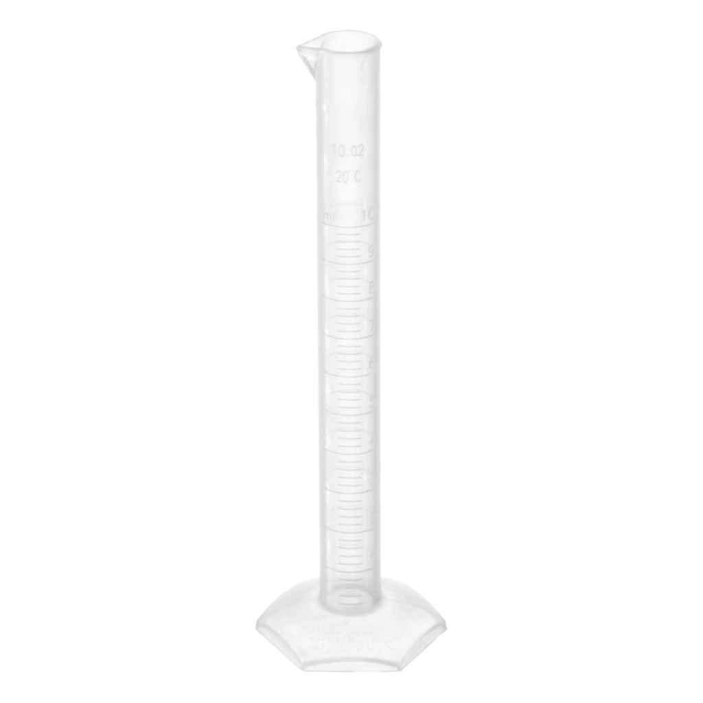 PROBETA DE PLÁSTICO POLYLAB CON BASE HEXAGONAL DE POLIPROPILENO AUTOCLAVABLE