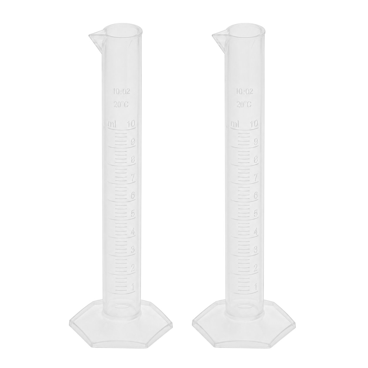 Probeta de Plástico Polipropileno Autoclavable | Pack 2 piezas | Polylab
