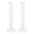 Probeta de Plástico Polipropileno Autoclavable | Pack 2 piezas | Polylab