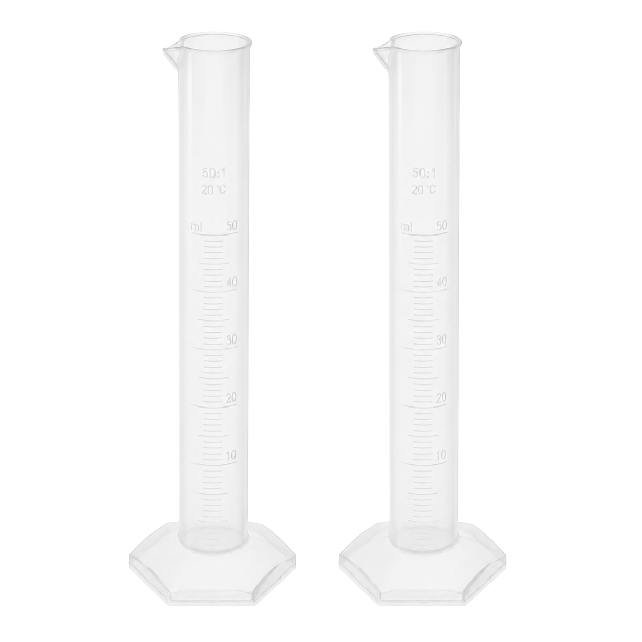 Probeta de Plástico Polipropileno Autoclavable | Pack 2 piezas | Polylab