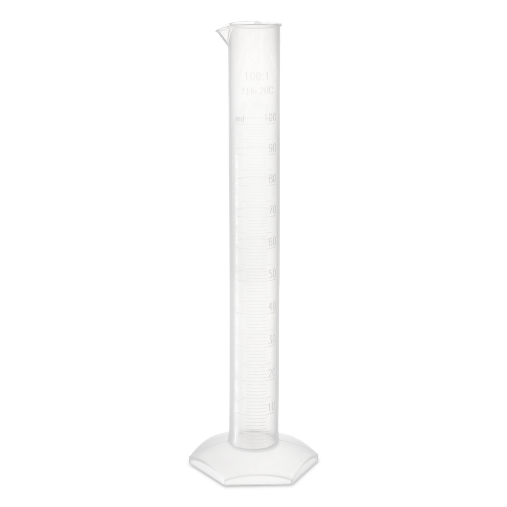 PROBETA DE PLÁSTICO POLYLAB CON BASE HEXAGONAL DE POLIPROPILENO AUTOCLAVABLE