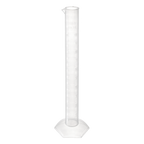 PROBETA DE PLÁSTICO POLYLAB CON BASE HEXAGONAL DE POLIPROPILENO AUTOCLAVABLE