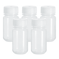 Botella de Plástico Polipropileno con Boca Ancha | Pack 5 Piezas | Polylab