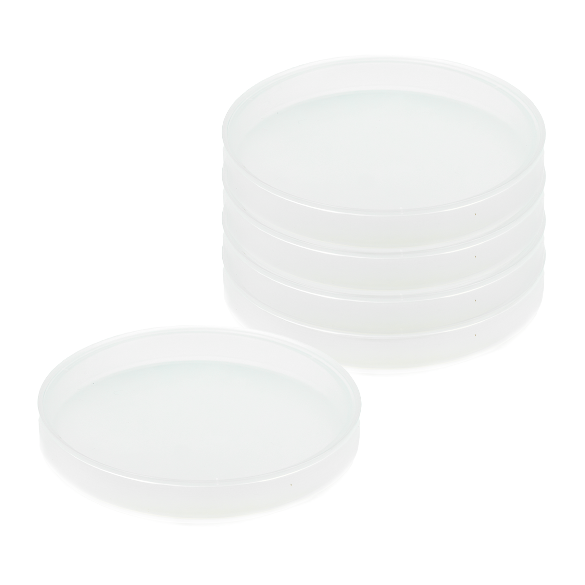 Caja Petri de Plástico (Autoclavable y Reutilizable) - Pack 5 Piezas - Polylab