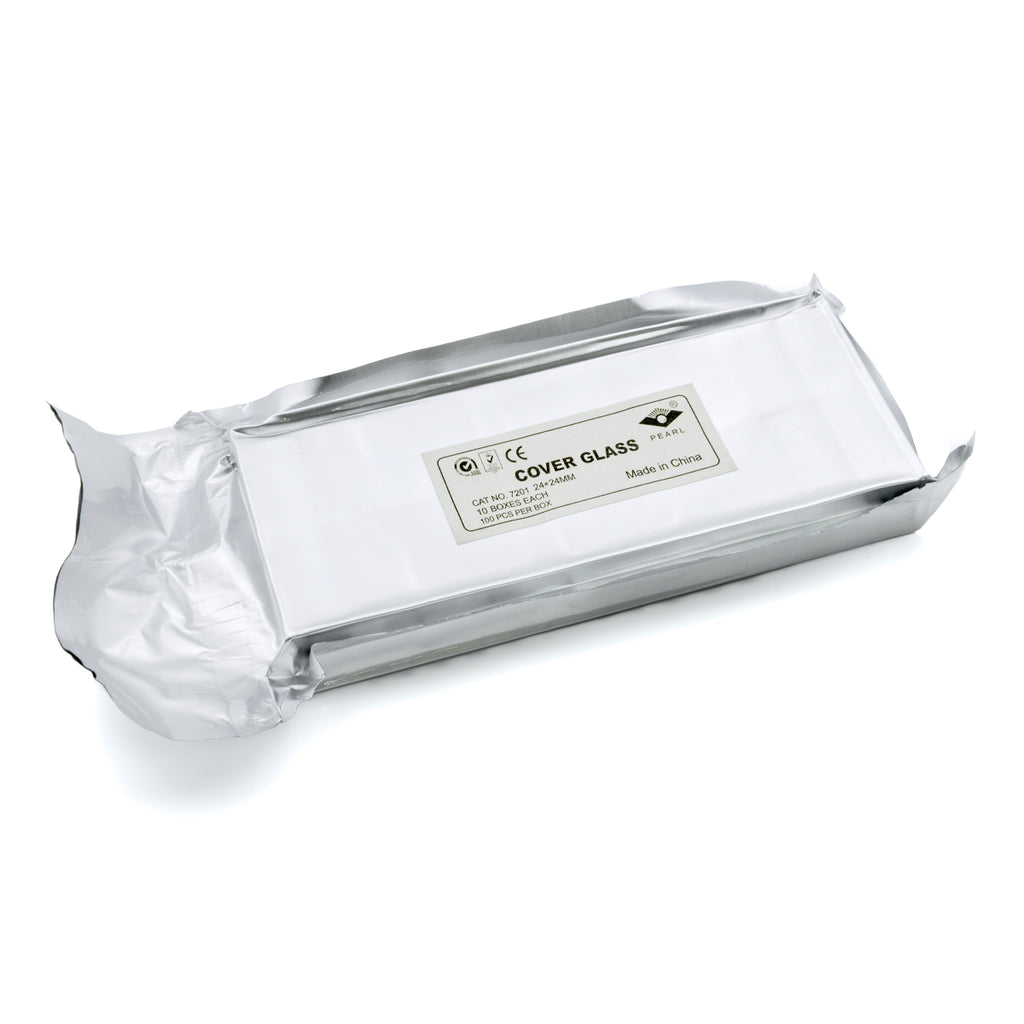 CUBREOBJETOS DE VIDRIO PEARL 7201 PARA USOS GENERALES DE MICROSCOPÍA