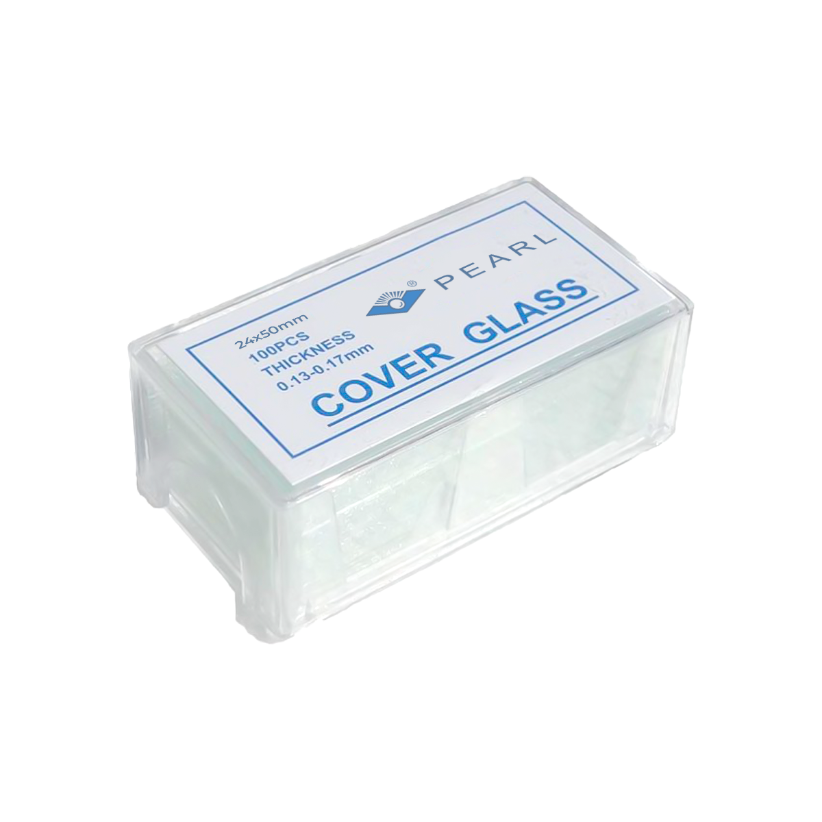 CUBREOBJETOS DE VIDRIO PEARL 7201 PARA USOS GENERALES DE MICROSCOPÍA