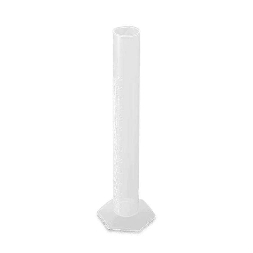 PROBETA DE PLÁSTICO POLYLAB CON BASE HEXAGONAL DE POLIPROPILENO AUTOCLAVABLE