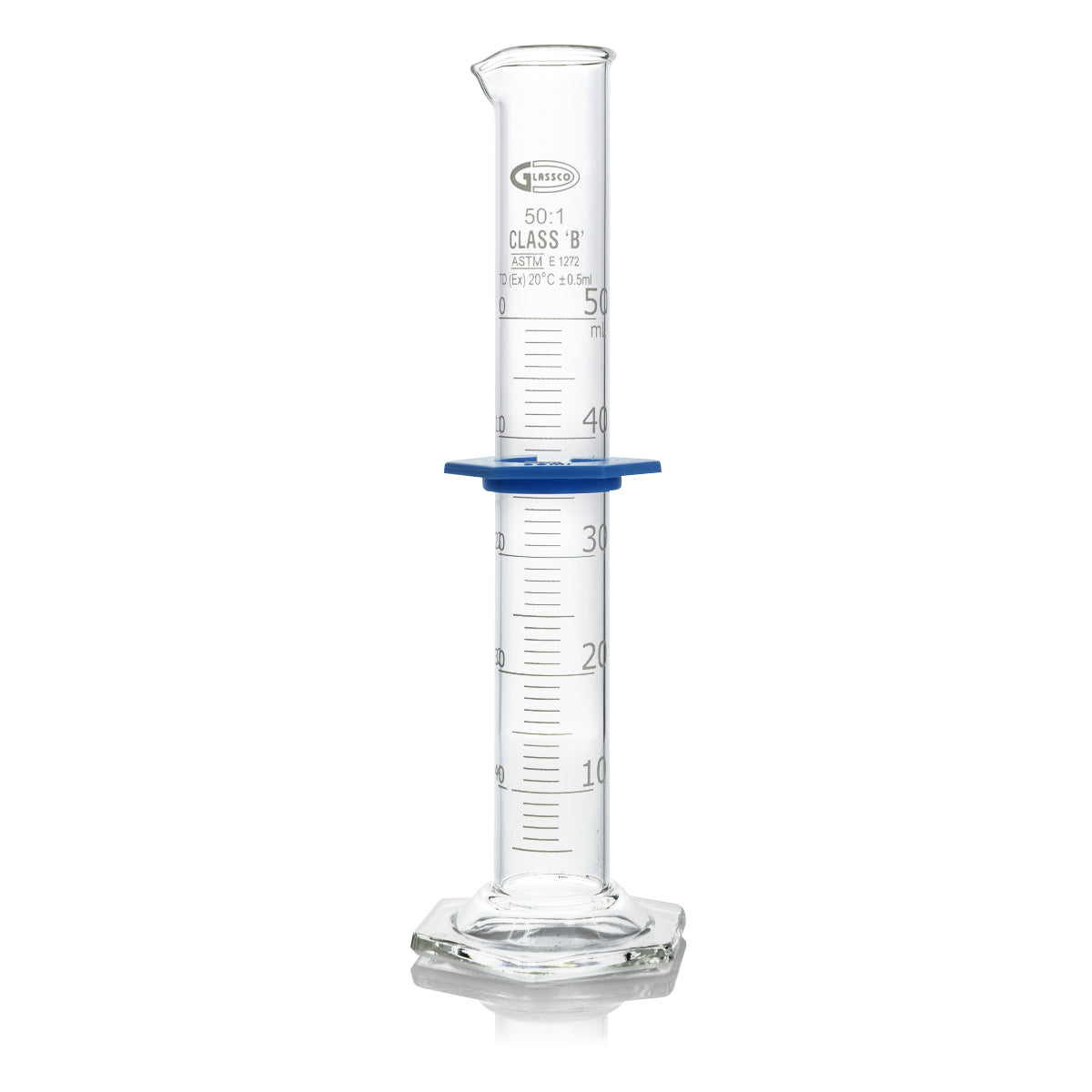 PROBETA CLASE B GLASSCO 138.288 CALIBRADA PARA ENTREGAR CON DOBLE ESCALA, BASE HEXAGONAL Y BUMPER