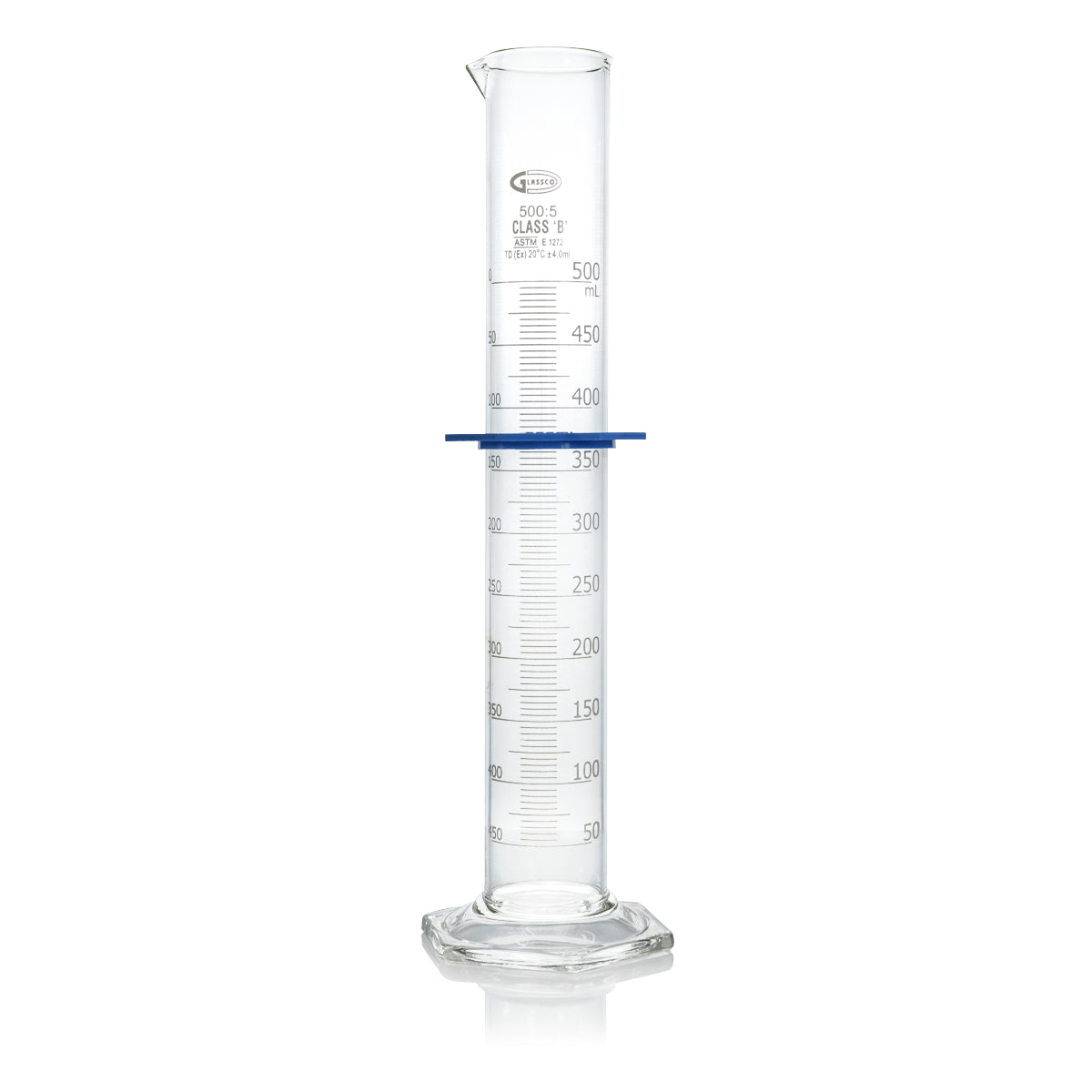 PROBETA CLASE B GLASSCO 138.288 CALIBRADA PARA ENTREGAR CON DOBLE ESCALA, BASE HEXAGONAL Y BUMPER