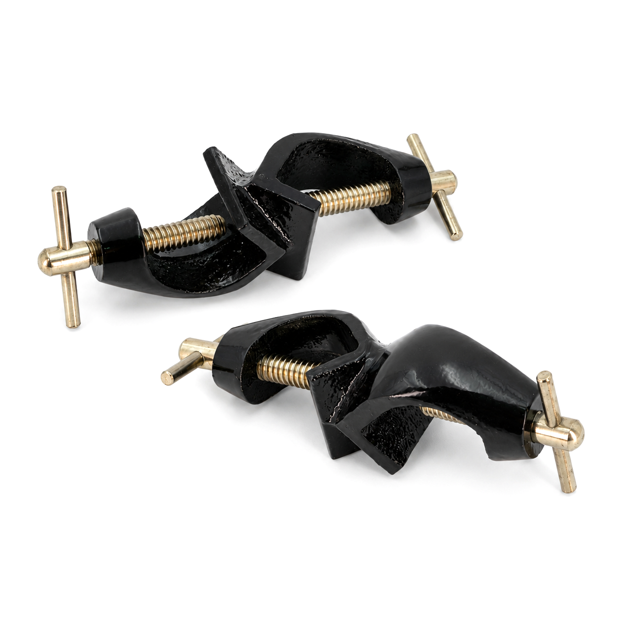 Pinza Doble Nuez para Soporte Universal | Pack 2 Piezas | GLASSCO