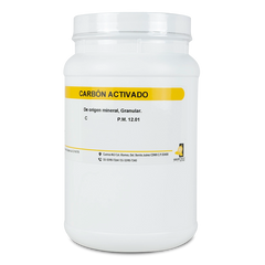 REACTIVO CARBON ACTIVADO 5% ORIGEN MINERAL GRANULAR MALLA 12-40 1 KG GOLDEN BELL 26202-1000 CAS 7440-44-0