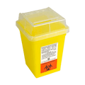 RECOLECTOR PARA DESECHOS PUNZOCORTANTES COLOR AMARILLO HEATHROW SCIENTIFIC 120178 - Mercalab