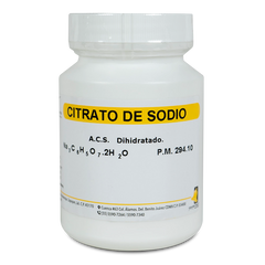 SAL QUÍMICA CITRATO DE SODIO ACS DIHIDRATADO CRISTALES GOLDEN BELL 26300-500 CAS 6132-04-3