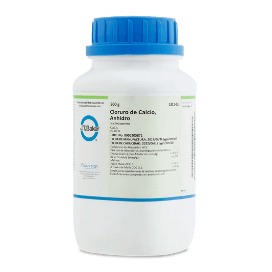 SAL QUÍMICA FOSFATO DE SODIO ACS MONOBÁSICO MONOHIDRATADO CRISTALES 500 G J.T. BAKER 3818-01 CAS 10049-21-5 - Mercalab