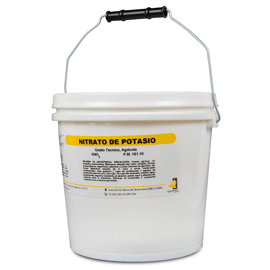 SAL QUÍMICA NITRATO DE POTASIO GRADO TÉCNICO GOLDEN BELL 43782 CAS 7757-79-1 - Mercalab