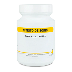 SAL QUÍMICA NITRITO DE SODIO ACS ANHIDRO GRANULADO 100 G GOLDEN BELL 26970-100 CAS 7632-00-0