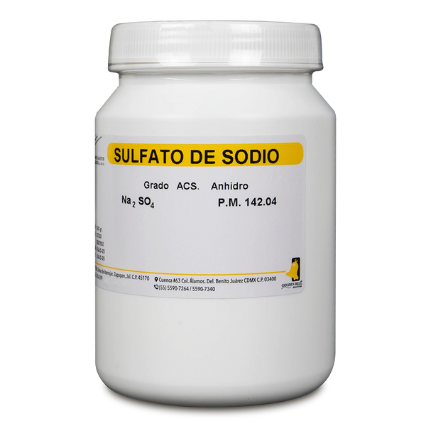 Sal QuÍmica Sulfato De Sodio Acs Anhidro Granulado Golden Bell 27250 C