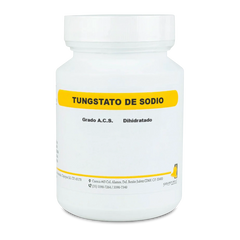 SAL QUÍMICA TUNGSTATO DE SODIO ACS DIHIDRATADO POLVO 100 G GOLDEN BELL 27550-100 CAS 10213-10-2