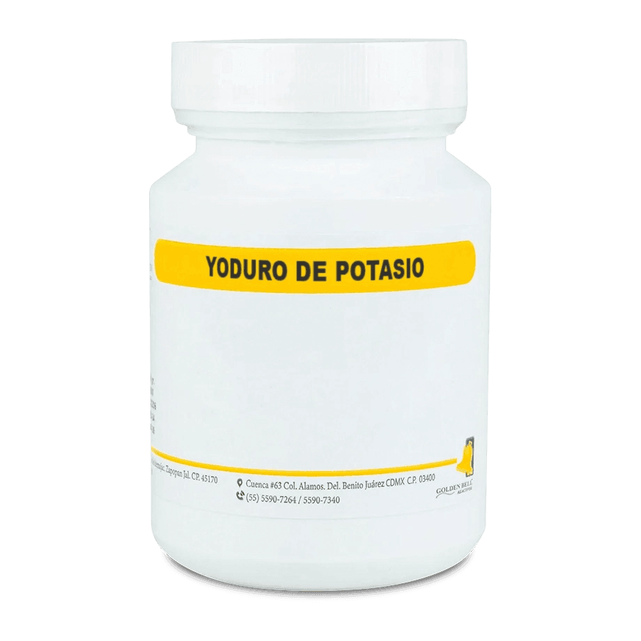 SAL QUÍMICA YODURO DE POTASIO 1% SOLUCIÓN SCHILLER 250 ML GOLDEN BELL 80275-250 - Mercalab