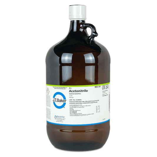 SOLVENTE ACETONITRILO ACS 4 L J.T. BAKER 9011-03 CAS 75-05-8 - Mercalab