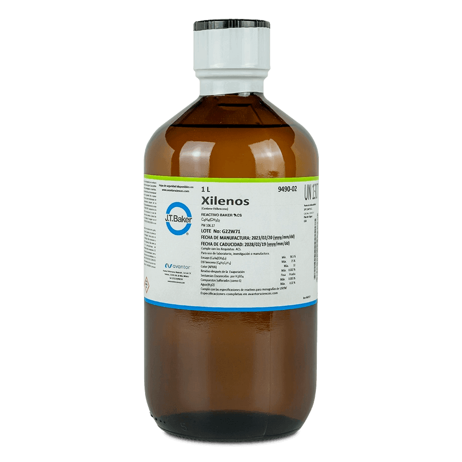SOLVENTE XILENO XILOL ACS J.T. BAKER 9490 CAS 1330-20-7 - Mercalab