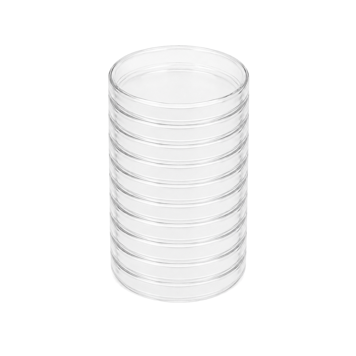Caja Petri de Vidrio con Tapa - Pack 10 Piezas - Superior Marienfeld