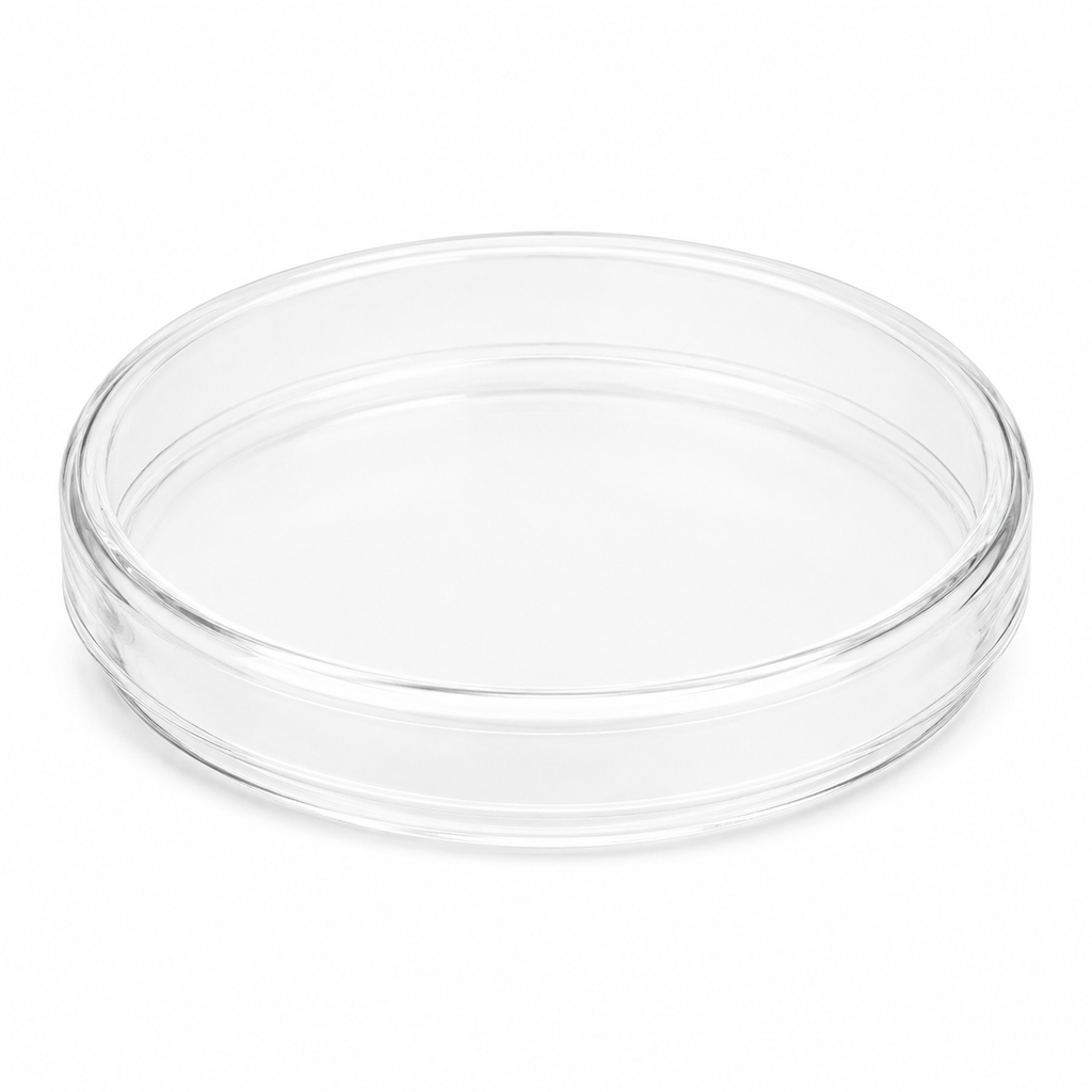 Caja Petri de Vidrio con Tapa - Pack 10 Piezas - Superior Marienfeld