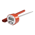 TERMÓMETRO DIGITAL DE VÁSTAGO BIMETÁLICO TAYLOR 9842 A PRUEBA DE AGUA Y RECUBRIMIENTO ANTIMICROBIOS